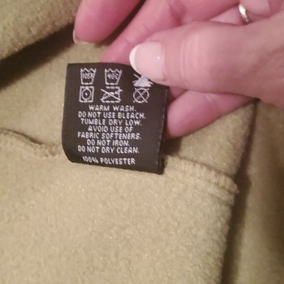 Janka Polartek Mint Green Unique Button Sz OS Jacket Shawl Cape WHEELCHAIR USE‎ - Picture 10 of 10